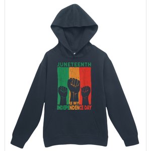 Juneteenth Is My Independence Day Black Queen King Cute Girl Urban Pullover Hoodie