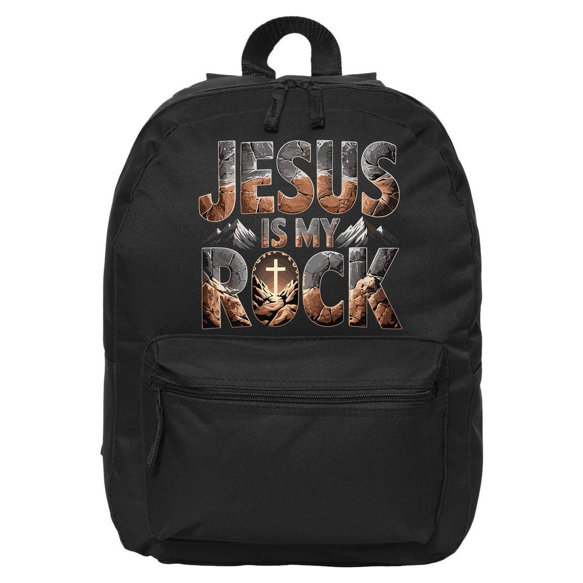 Jesus Is My Rock Biblical Faith 16 in Basic Backpack