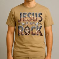 Jesus Is My Rock Biblical Faith T-Shirt