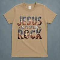 Jesus Is My Rock Biblical Faith T-Shirt