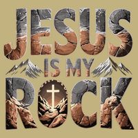 Jesus Is My Rock Biblical Faith T-Shirt