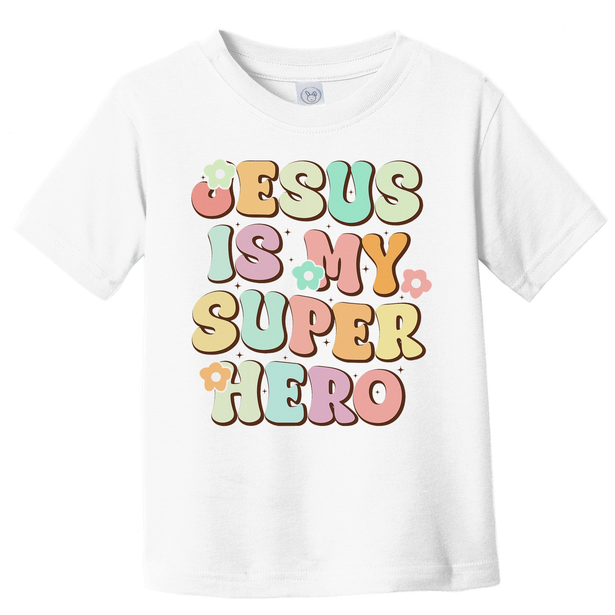 Jesus Is My Superhero Christian Religious Toddler T-Shirt