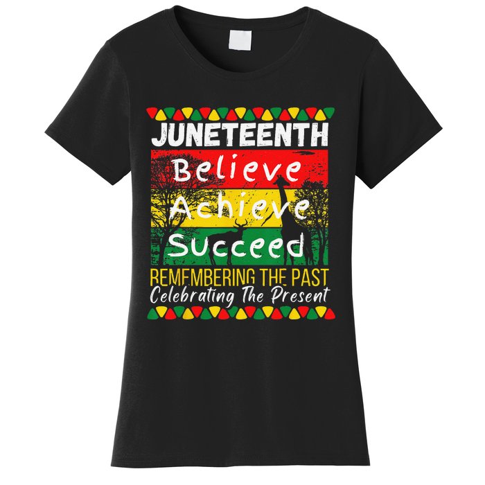 Juneteenth Is My Independence Day Black Pride Melanin Women's T-Shirt