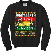 Juneteenth Is My Independence Day Black Pride Melanin Kids Sweatshirt