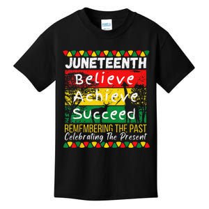 Juneteenth Is My Independence Day Black Pride Melanin Kids T-Shirt