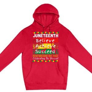 Juneteenth Is My Independence Day Black Pride Melanin Premium Pullover Hoodie