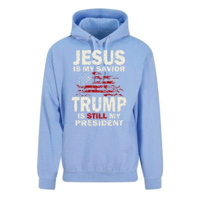 Jesus Is My Savior Trump Is Still My President Cute Unisex Surf Hoodie