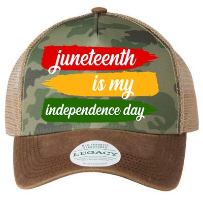 Juneteenth Is My Independence Day Legacy Tie Dye Trucker Hat