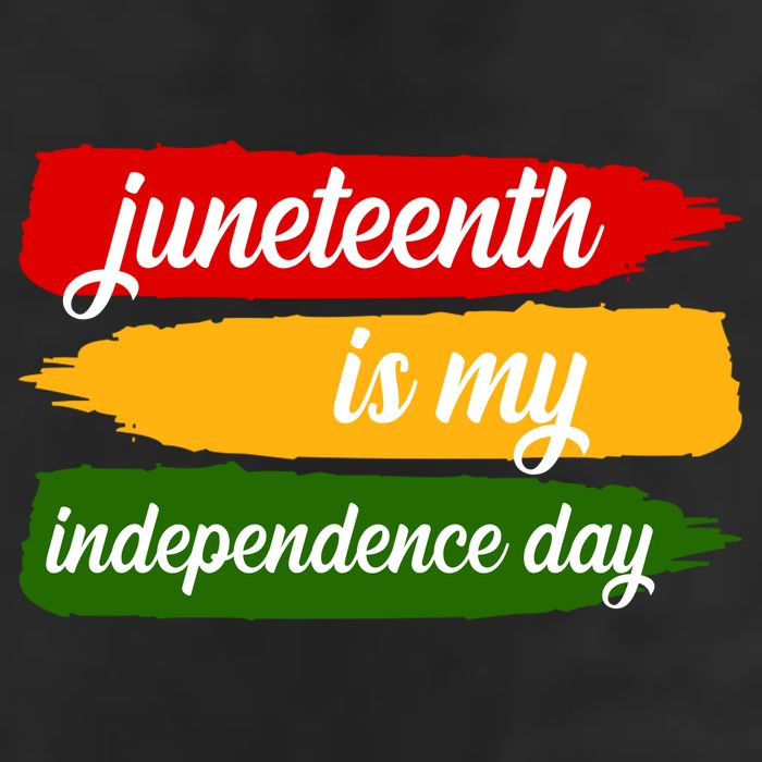 Juneteenth Is My Independence Day 7 Panel Mesh Trucker Snapback Hat
