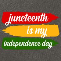Juneteenth Is My Independence Day Cotton Canvas Backpack