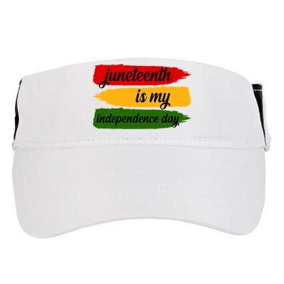 Juneteenth Is My Independence Day Adult Drive Performance Visor