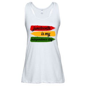 Juneteenth Is My Independence Day Ladies Essential Flowy Tank