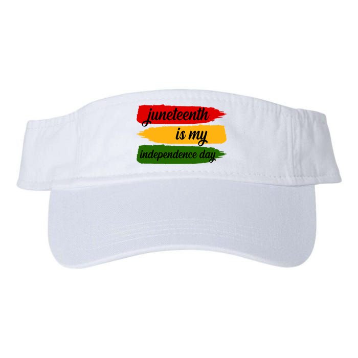 Juneteenth Is My Independence Day Visor