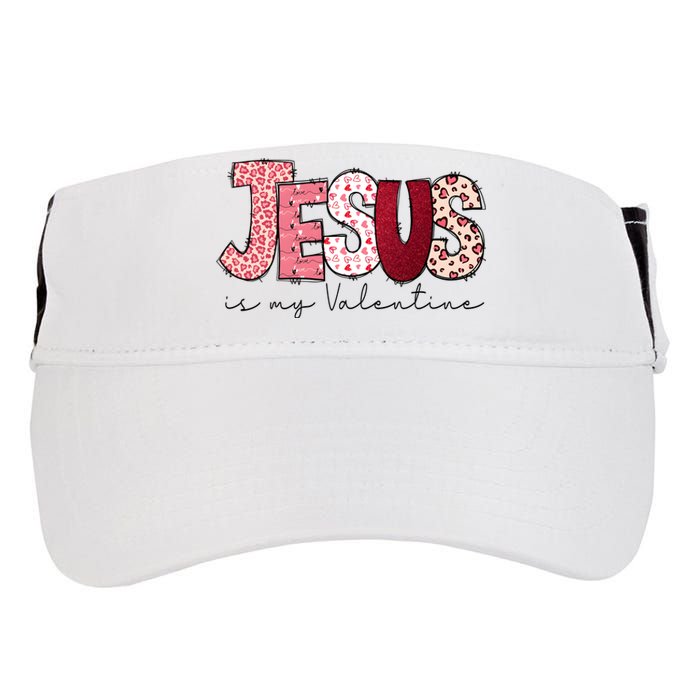 Jesus Is My Valentine Matching Couple Lover Adult Drive Performance Visor