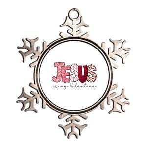 Jesus Is My Valentine Matching Couple Lover Metallic Star Ornament