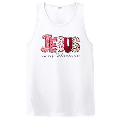 Jesus Is My Valentine Matching Couple Lover PosiCharge Competitor Tank