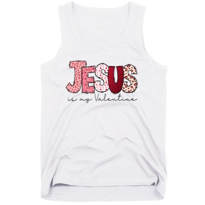 Jesus Is My Valentine Matching Couple Lover Tank Top