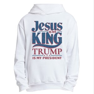 Jesus Is My King Trump Is My President Urban Pullover Hoodie