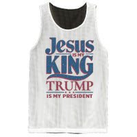 Jesus Is My King Trump Is My President Mesh Reversible Basketball Jersey Tank