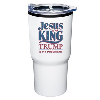 Jesus Is My King Trump Is My President Tumbler