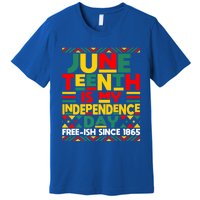 Junenth Is My Independence Day Freedom African Funny Gift Premium T-Shirt