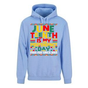 Junenth Is My Independence Day Freedom African Funny Gift Unisex Surf Hoodie