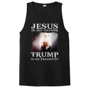 Jesus Is My Savior Trump Is My President PosiCharge Competitor Tank