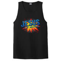 Jesus Is My Superhero Cute Powerful Christian Gift Comic PosiCharge Competitor Tank