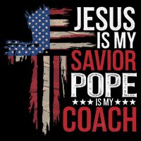 Jesus Is My Savior Pope Is My Coach Religious Quote Saying Wool Snapback Cap