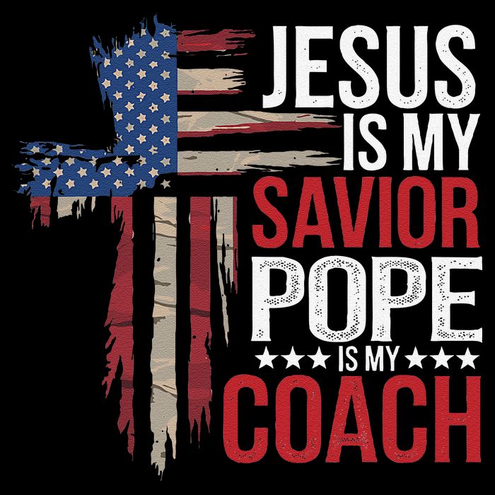 Jesus Is My Savior Pope Is My Coach Religious Quote Saying Wool Snapback Cap