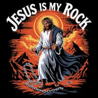 Jesus Is My Rock Biblical Christian Religious Biblical Bucket Hat