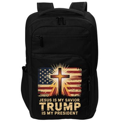 Jesus Is My Savior Trump Is My President Biblical Impact Tech Backpack