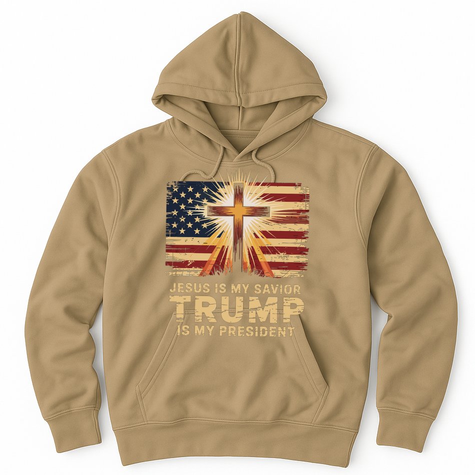 Jesus Is My Savior Trump Is My President Biblical Hoodie