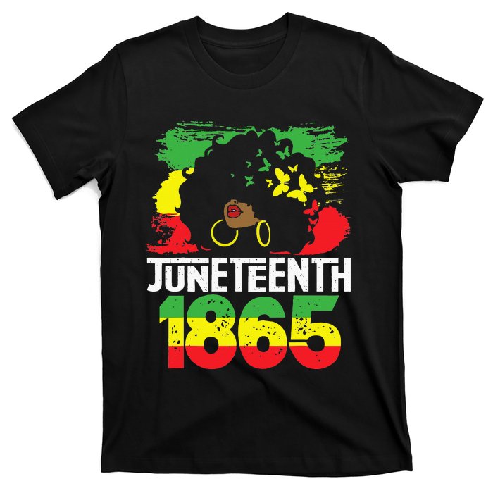 Juneteenth Is My Independence Day Black Women Black Pride T-Shirt