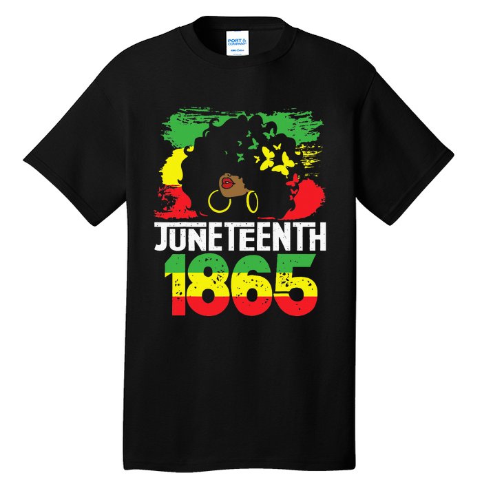 Juneteenth Is My Independence Day Black Women Black Pride Tall T-Shirt