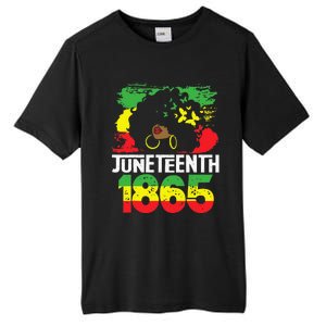 Juneteenth Is My Independence Day Black Women Black Pride Tall Fusion ChromaSoft Performance T-Shirt