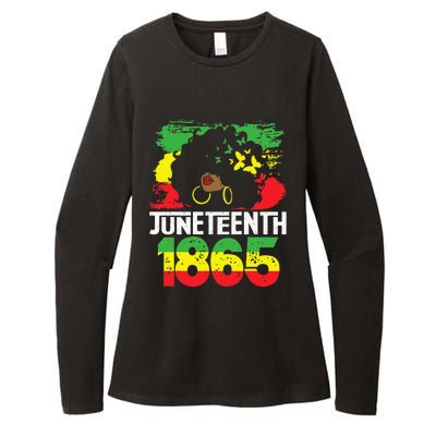 Juneteenth Is My Independence Day Black Women Black Pride Womens CVC Long Sleeve Shirt