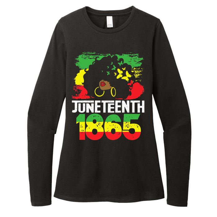 Juneteenth Is My Independence Day Black Women Black Pride Womens CVC Long Sleeve Shirt