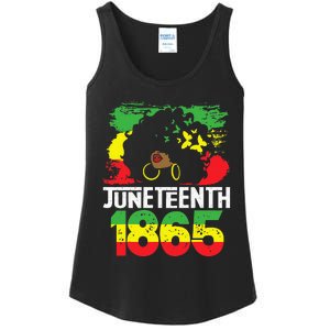 Juneteenth Is My Independence Day Black Women Black Pride Ladies Essential Tank