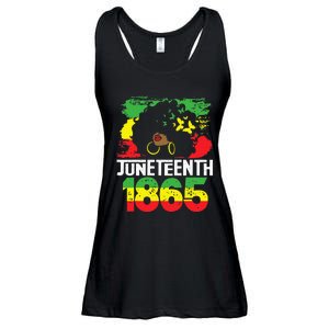 Juneteenth Is My Independence Day Black Women Black Pride Ladies Essential Flowy Tank