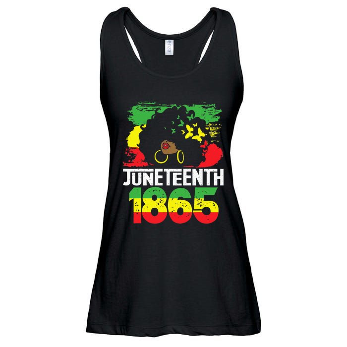 Juneteenth Is My Independence Day Black Women Black Pride Ladies Essential Flowy Tank