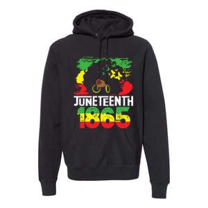 Juneteenth Is My Independence Day Black Women Black Pride Premium Hoodie