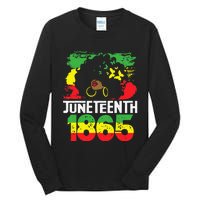 Juneteenth Is My Independence Day Black Women Black Pride Tall Long Sleeve T-Shirt