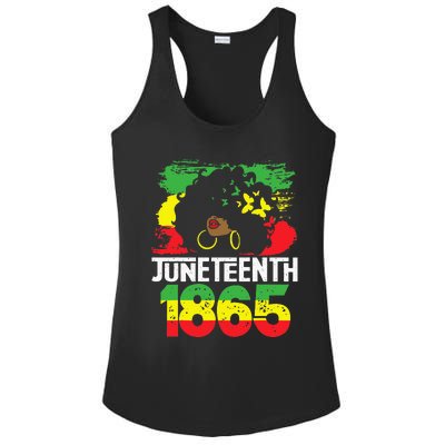 Juneteenth Is My Independence Day Black Women Black Pride Ladies PosiCharge Competitor Racerback Tank