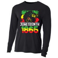 Juneteenth Is My Independence Day Black Women Black Pride Cooling Performance Long Sleeve Crew