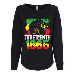 Juneteenth Is My Independence Day Black Women Black Pride Womens California Wash Sweatshirt