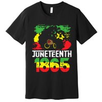 Juneteenth Is My Independence Day Black Women Black Pride Premium T-Shirt