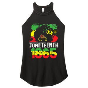 Juneteenth Is My Independence Day Black Women Black Pride Women's Perfect Tri Rocker Tank