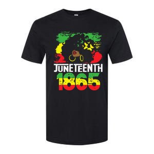 Juneteenth Is My Independence Day Black Women Black Pride Softstyle CVC T-Shirt