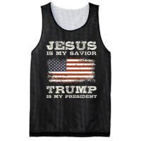 Jesus Is My Savior Trump Is My President Mesh Reversible Basketball Jersey Tank